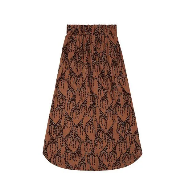 WiDDA berlin WiDDA berlin Gemusterter Midirock mit Giraffen Print aus ECOVERO – Produktbild 1 von 4