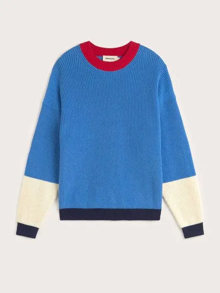 thinking mu thinking mu Carmen Blue Multicolor Knitted Sweater – Produktbild 2 von 4