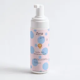 Zero Skin Zero Skin Sanfter Baby Reinigungsschaum - 150 ml - seifenfreier Pflegeschaum ab Geburt mit Bio-Aloe Vera, Kamille & Leinsamen, Feuchtigkeitsboost mit Glycerin & Sodium PCA – vegan & ECOCERT COSMOS Organic zertifiziert – Produktbild 1 von 1