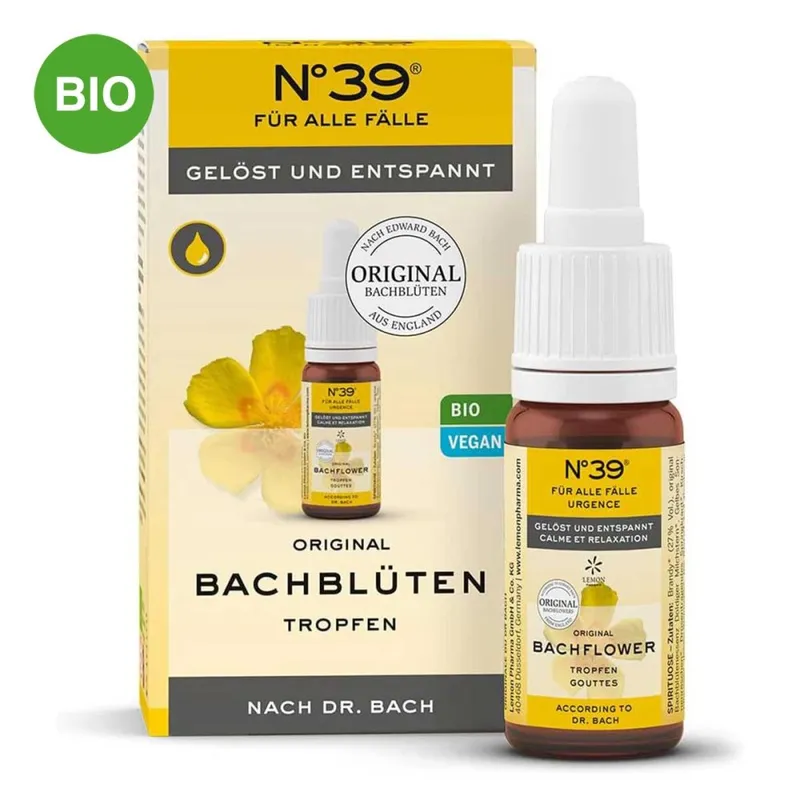 N°39 N°39 Bachblüten Notfall Nummer 39 Tropfen – Produktbild 1 von 1
