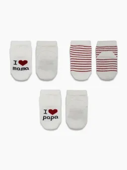 bistyle bistyle Socken 3er-Pack für Babys Neugeborene Baby Kurzsocken Zertifizierte Bio-Baumwolle 0-3 Monate – Produktbild 1 von 1