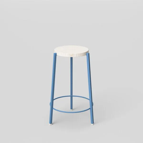 Bally und Bally Bally und Bally Peace Barhocker, Blau, – Produktbild 1 von 3