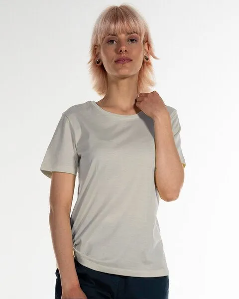 Alma & Lovis Alma & Lovis Royal Jersey Shirt aus feinster Organic Cotton | Single T, Shadow (grün-grau), – Produktbild 1 von 1