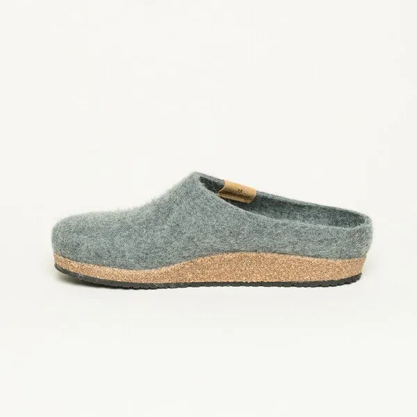 Stegmann Stegmann Filzpantoffel 208 aus 100% Merino-Wolle für Damen & Herren, Grau, – Produktbild 4 von 4