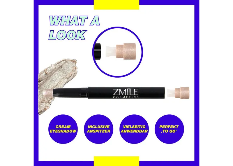 ZMILE COSMETICS Kosmetik-Set WHAT A LOOK!, 4-tlg., 4er-Pack, mit veganer Formulierung, Bunt|schwarz, – Produktbild 3 von 5