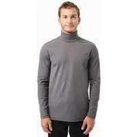 ORGANICATION ORGANICATION Rollkragenpullover aus Bio-Baumwolle, Asphalt, – Produktbild 1 von 1