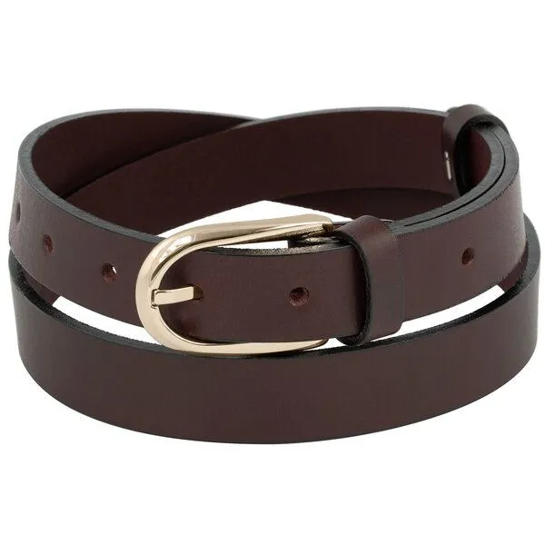 Simaru Simaru Premium-Ledergürtel für Damen 25mm Manaus - EU, Braun, – Produktbild 2 von 4