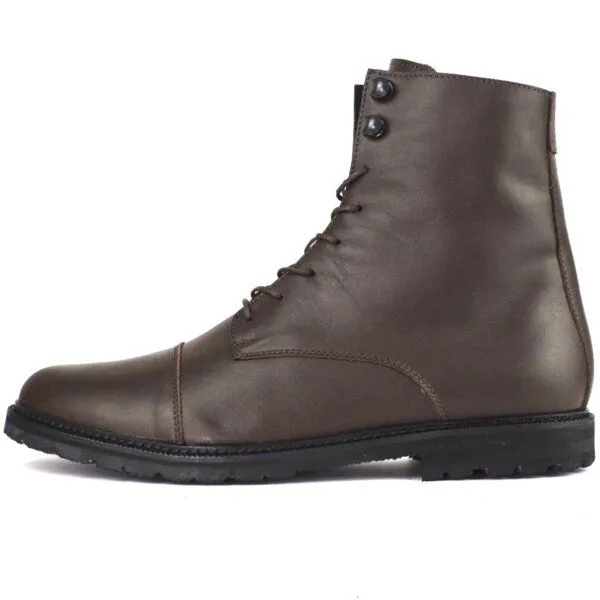 SORBAS SORBAS '93 Leder Stiefel zum Schnüren, Dark brown (dunkelbraun), – Produktbild 1 von 5