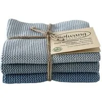 Solwang Design Solwang Design 3er-Set Spültücher aus 100% Biobaumwolle, Pastell-Farben – Produktbild 1 von 1