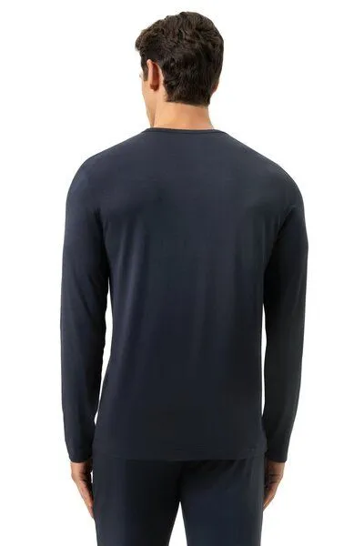 mey Mey Herren langarm Shirt "Jefferson " aus FSC-Modal, Marine, – Produktbild 2 von 2
