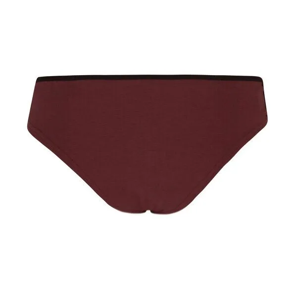 Frija Omina Frija Omina Hüftslip "Lorelow" dunkel aus Bio-Baumwolle, Aubergine (rot), – Produktbild 2 von 3