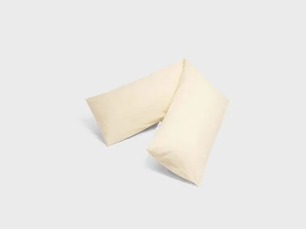 Yumeko Seitenschläferkissenbezug Yumeko aus Perkal 200TC, Butter glow, – Produktbild 1 von 3