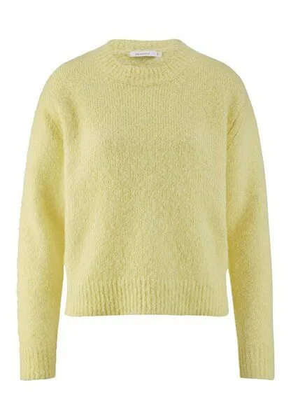 hessnatur hessnatur Pullover Relaxed aus Alpaka mit Bio-Baumwolle, Zitronengras, – Produktbild 3 von 4