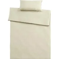 Bettwäsche "Single Jersey" aus Bio-Baumwolle 40 x 80 cm,/135 x 200 cm, natur – Produktbild 1 von 1