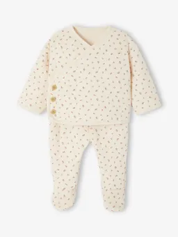 Vertbaudet Vertbaudet Baby-Set aus Steppjacke & Hose mit Fuß – Produktbild 1 von 1