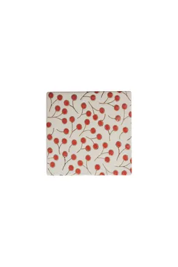 Tranquillo Untersetzer VINTAGE GARDEN red - rot – Produktbild 1 von 1