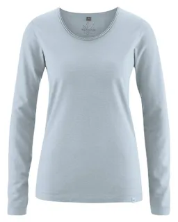 HempAge Hempage Damen vegan Langarm T-Shirt Platinum – Produktbild 1 von 1