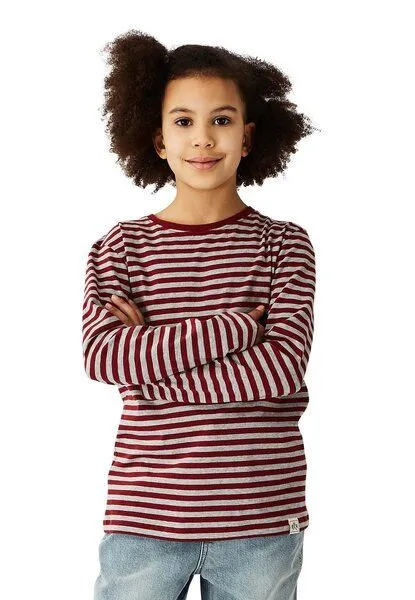 Band of Rascals Band of Rascals Striped Longsleeve, Brick-red, – Produktbild 1 von 4