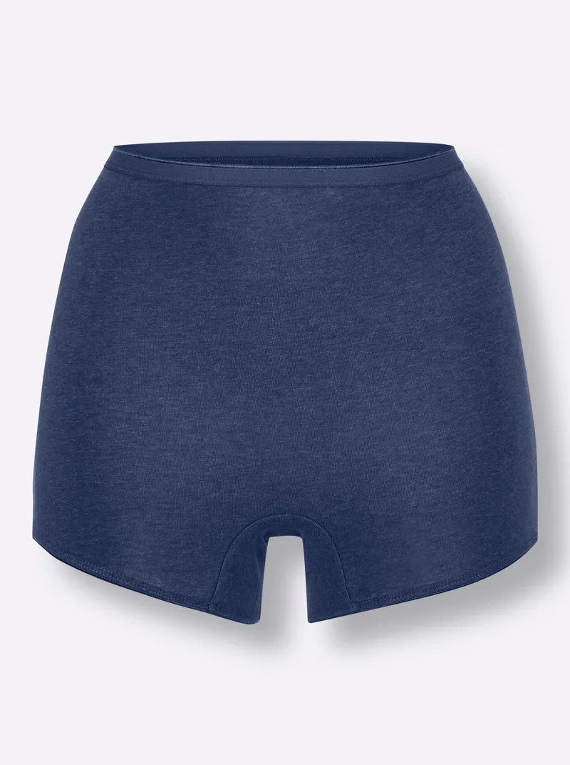 wäschepur Panty 2x malve-meliert + 2x marine-meliert, 2x malve-meliert + 2x marine-meliert, – Produktbild 2 von 2