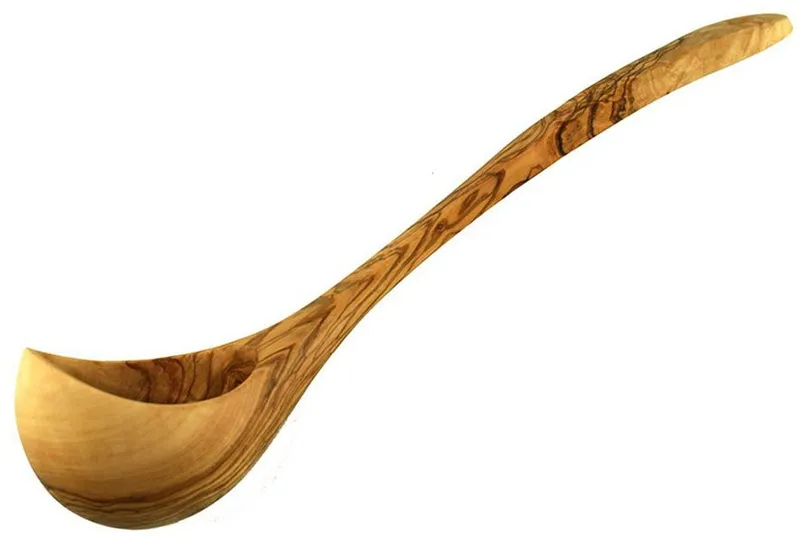 Olivenholz erleben Olivenholz erleben Schöpfkelle (25 cm oder 30 cm) für Küche & Sauna aus Olivenholz – Produktbild 7 von 8