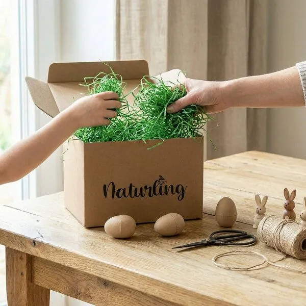 naturling naturling Ostergras 500g - Holzwolle oder Heu für Osternest – Produktbild 7 von 8