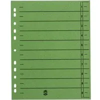 50 Trennblätter grün, 230 g/m² – Produktbild 1 von 1