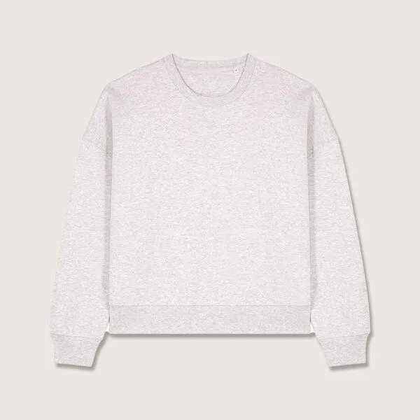 YTWOO YTWOO Modernes Damen-Sweatshirt – weich, nachhaltig & zeitlos, Cool heather grey, – Produktbild 1 von 3
