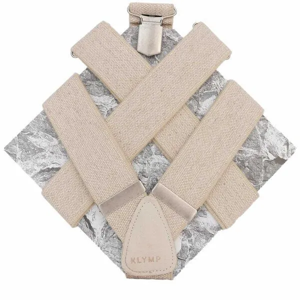 klYmp klYmp Hosenträger 'basic' uni, Natur, – Produktbild 1 von 4