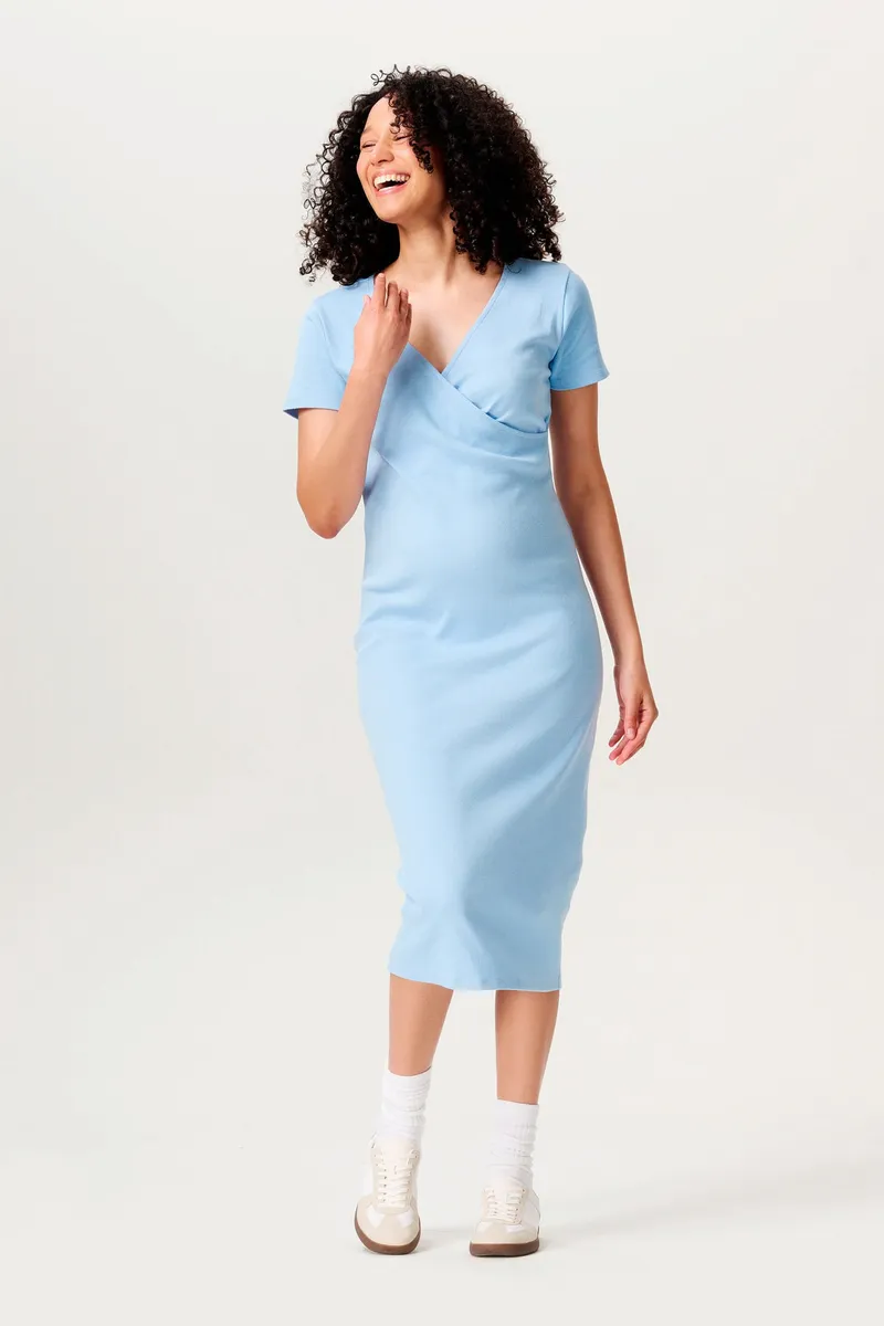 Noppies Maternity Still-Kleid Soiree, Blau, – Produktbild 1 von 3
