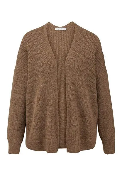 hessnatur hessnatur Strick Jacke Oversize aus reinem Alpaka, Naturcamelbraun, – Produktbild 3 von 4