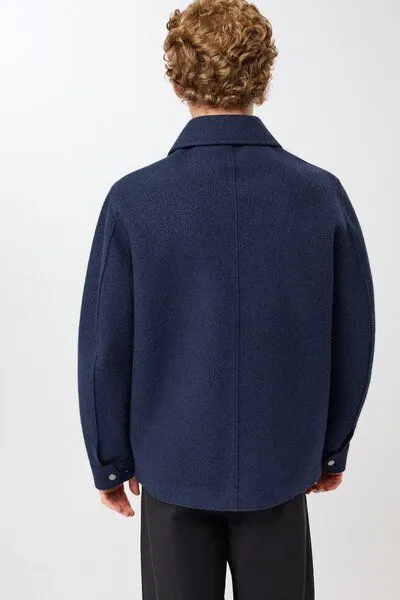 LangerChen LangerChen Field Jacket aus Techno Felt, Steel blue (blau), – Produktbild 4 von 4