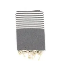 Just Be Just Be Hamamtuch / Strandtuch Fala, Mittelgrau, – Produktbild 1 von 1