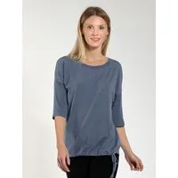 Magadi Magadi Yoga Shirt SARA aus Naturmaterial, Grau (blue grey), – Produktbild 1 von 1