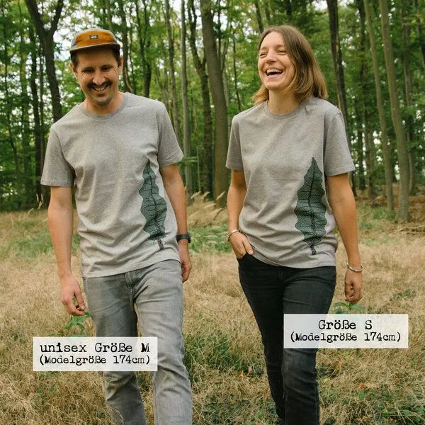 Cmig Cmig Tanne T-Shirt unisex, Heather grey grau, – Produktbild 3 von 4