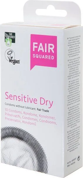 Fair Squared Fair Squared Kondome Sensitive Dry 10 St – Produktbild 2 von 3