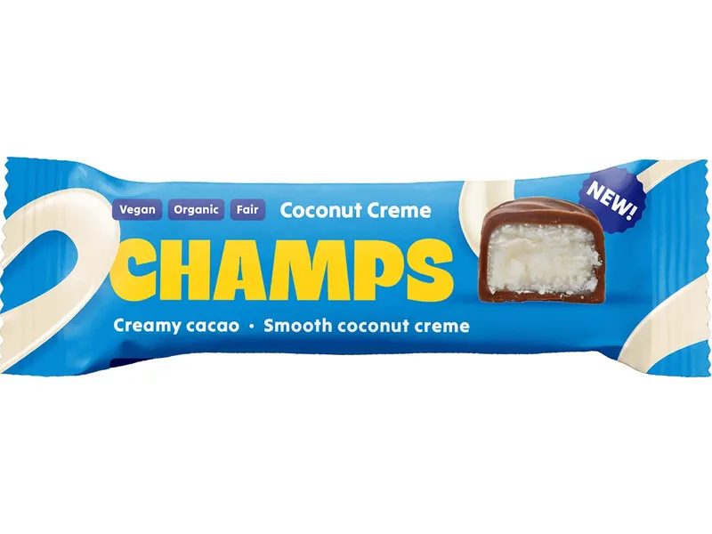 CHAMPS CHAMPS Bio-Schokoladenriegel "Coconut Creme", vegan, 38 g – Produktbild 1 von 1