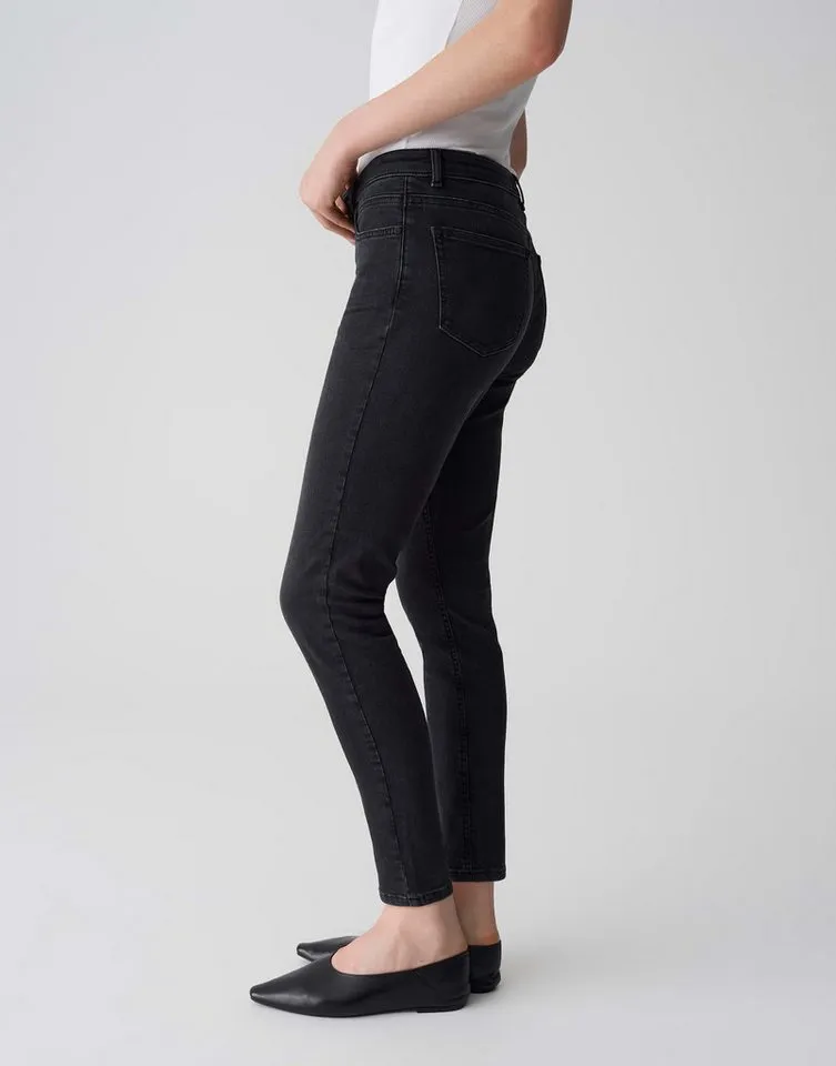 OPUS PANTS Skinny-fit-Jeans ENJA EASE mit Powerstretch Low Rise Ankle, BCI Cotton, Zip-Fly – Produktbild 5 von 5