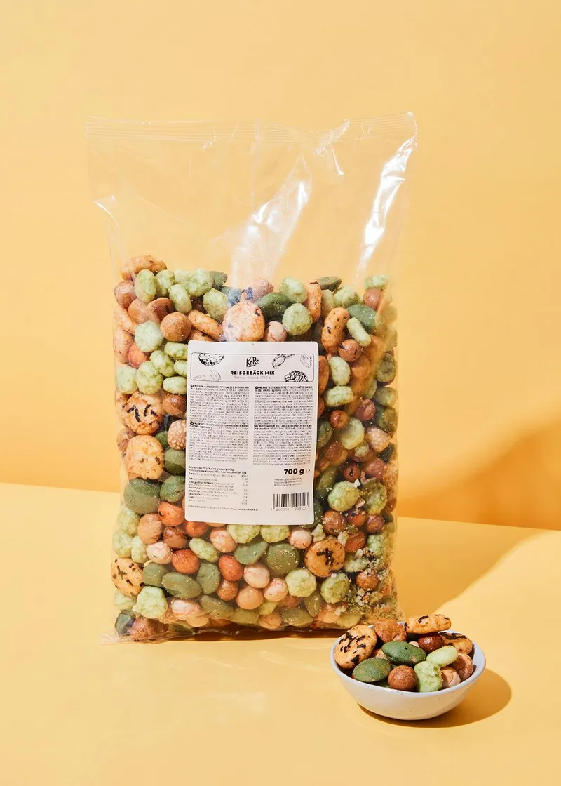 KoRo Reisgebäck Mix Erdnuss-Wasabi 700 g – Produktbild 2 von 5