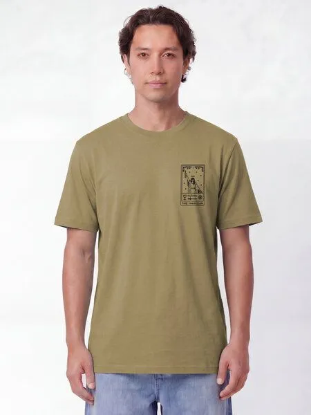 watapparel watapparel T-Shirt Unisex Tarot The Magician, Faded olive, – Produktbild 2 von 2