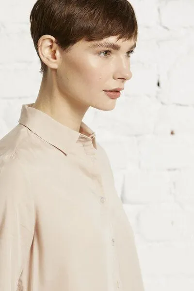 Wunderwerk Wunderwerk Damen Bluse aus Tencel "Contemporary blouse TENCEL", Rose (504 dust rose), – Produktbild 2 von 4
