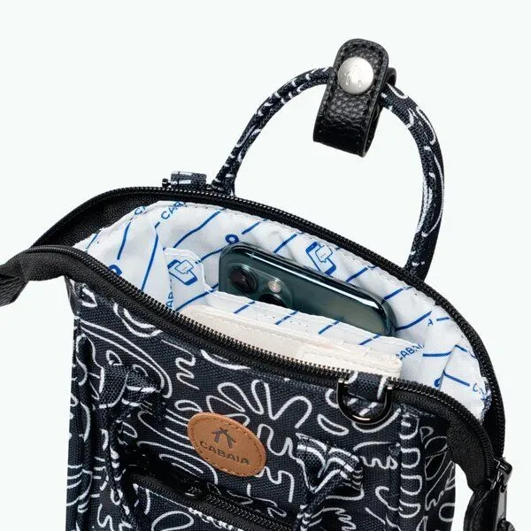 Cabaïa Cabaïa Umhängetasche Nano mit Vordertasche, Amiens (schwarz), – Produktbild 2 von 2