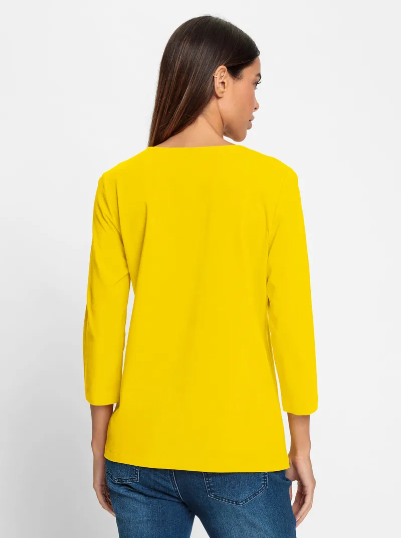 heine 3/4-Arm-Shirt sonnengelb, Sonnengelb, – Produktbild 1 von 2