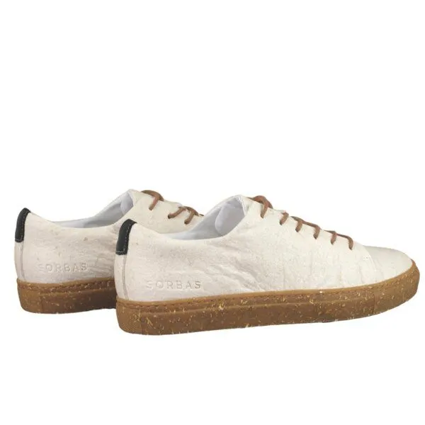 SORBAS SORBAS '02 Ananasfaser Sneaker, Cream + black (weiß), – Produktbild 3 von 4