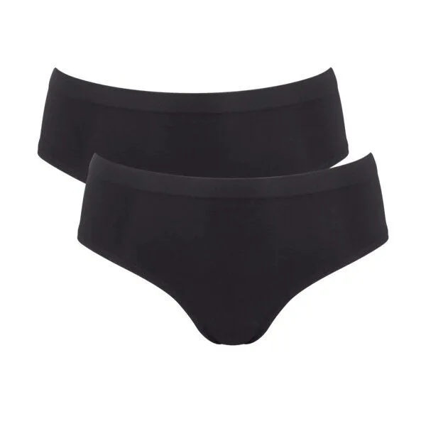 Sloggi Sloggi 2er Pack Hipster | GO Sense | TENCEL Modal, Schwarz, – Produktbild 1 von 4