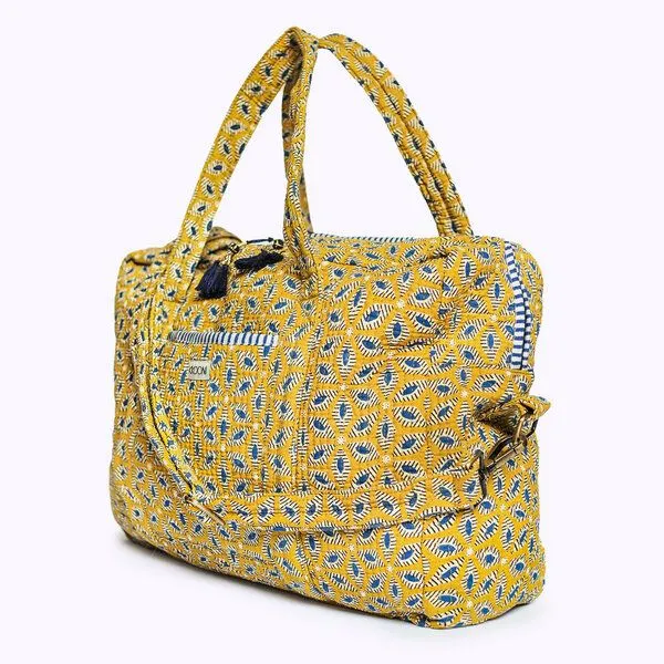 KIKOONI KIKOONI handgefertigte große Reisetasche TRAVELER BAG, Desert flower, – Produktbild 3 von 4