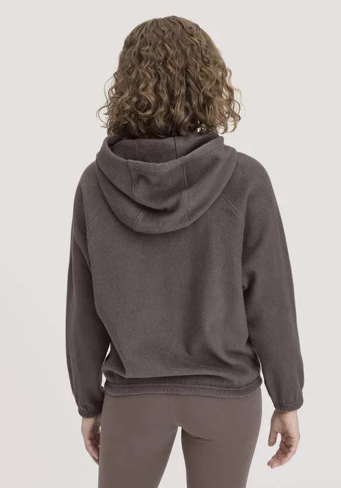 hessnatur hessnatur Fleecepullover Oversize ACTIVE COMFORT aus reiner Bio-Baumwolle (1-tlg), Lila, – Produktbild 5 von 5