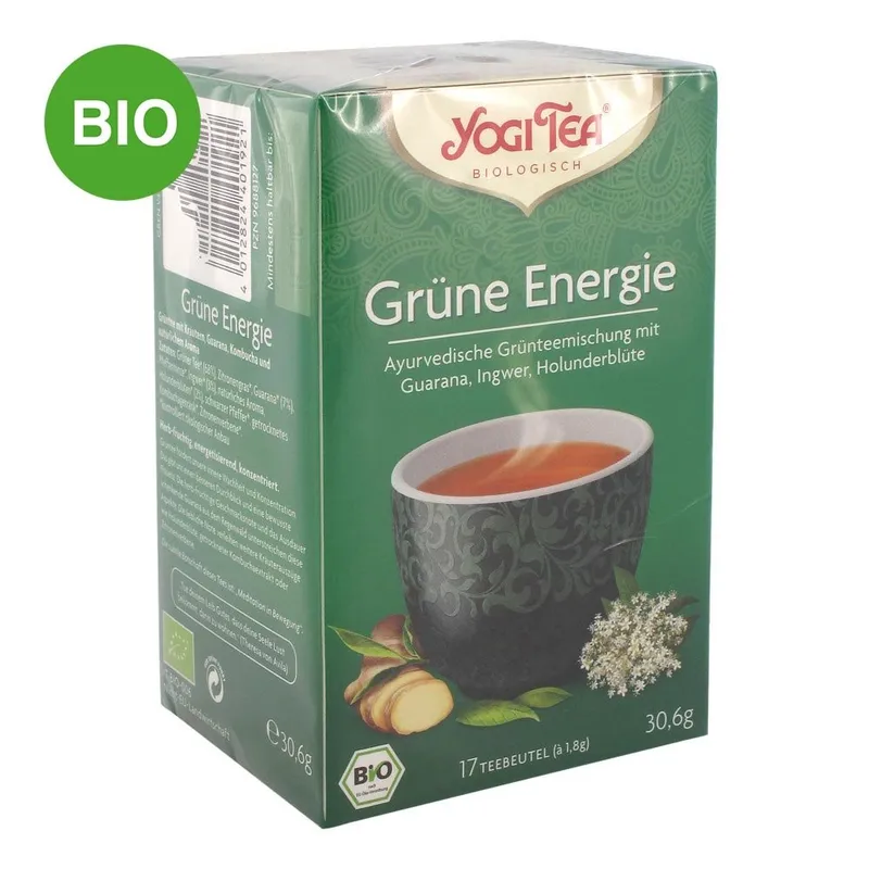 YOGI TEA Yogi Tea Grüne-Energie-Tee im Beutel – Produktbild 3 von 3