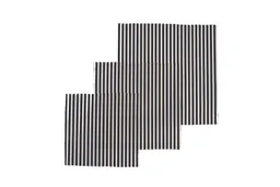 nuts innovations nuts innovations Bienenwachstuch 3er Set Streifen schwarz/weiß – Produktbild 1 von 1