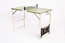 DISH TENNIS DISH TENNIS OLIVE ODYSSEY olivegrünfarbene Mobile Mini Tischtennisplatte - MADE IN AUSTRIA – Produktbild 1 von 1
