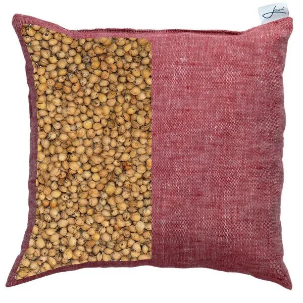 Lou-i Lou-i Kirschkernkissen bio Leinen Made in Germany, Leinen rot, – Produktbild 3 von 3